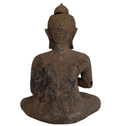 Boeddhabeeld brons Zuidoost Azië Birma 18e eeuw meditatie