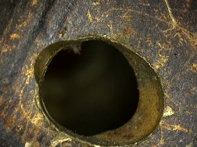 Bronzen Boeddhahoofd van oud ambachtelijk werk