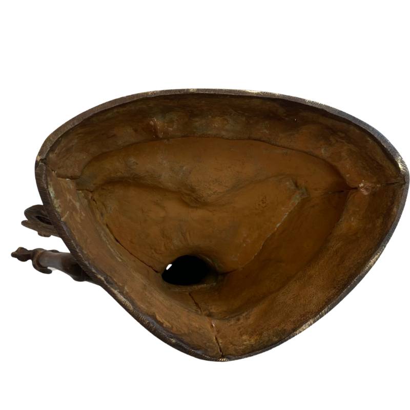 Boeddhistische wijsheidsgodin Manjushri in bronzen vorm