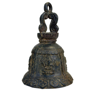 Antieke Bronzen Ganesha Tempelbel (Ghanta) – India (15 cm)