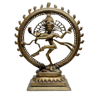 Lot 447 – Bronzen Nataraja – Indiase Tempelstijl Sculptuur