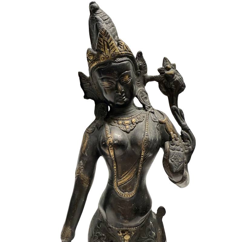 Bronzen Tara Himalaya beeld godin sculptuur