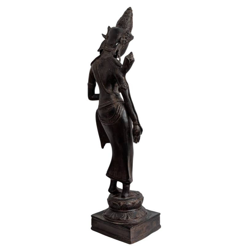 Tara bodhisattva in brons, Khmer Revival-periode, Zuidoost-Azië