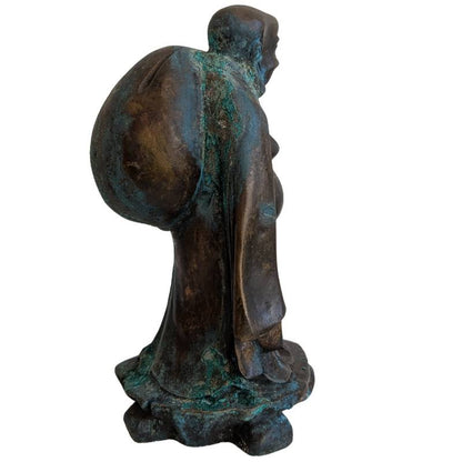 Bronzen Budai tempelbeeld uit China