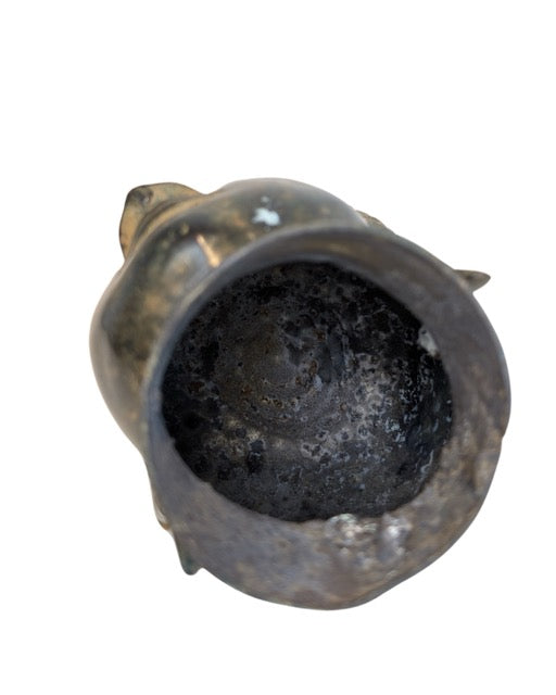 Chinees bronzen boeddhahoofd geschikt als verzamelobject