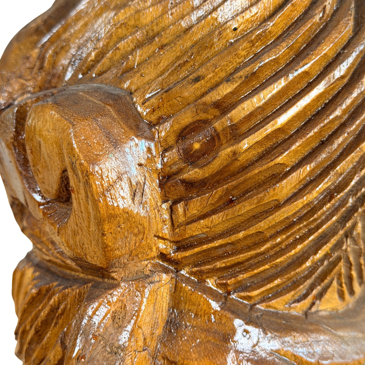 Kroonkrul aan de zijkant van de diadeem, detail