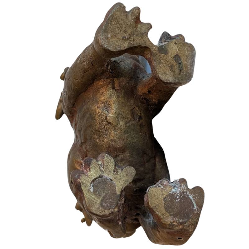 Chinese bronzen foo dogs als traditionele dierenfiguren