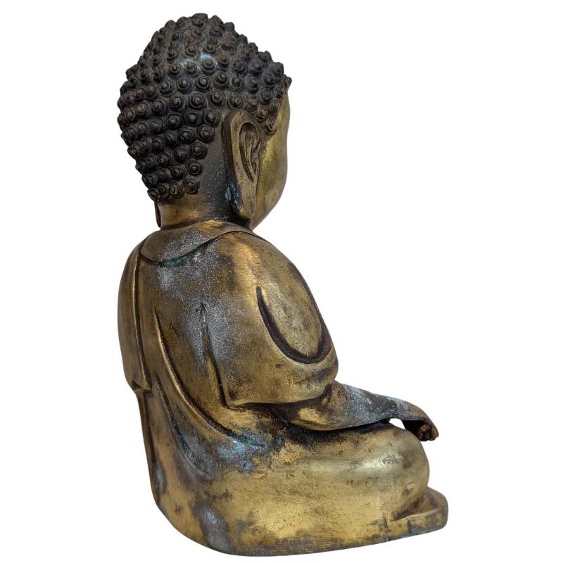 Chinese bronzen Shakyamuni Boeddha beeld