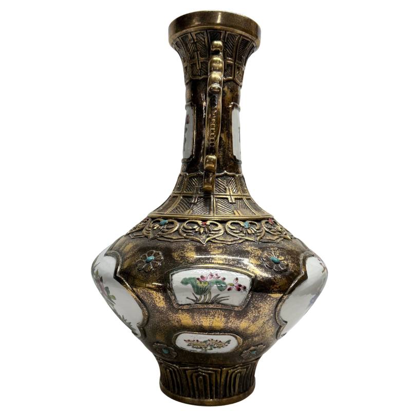 chinese vaas groot formaat decoratief interieur bloem decor