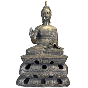 Grote Chinese Wierook Boeddha – Jaren 80 – 85,6 cm