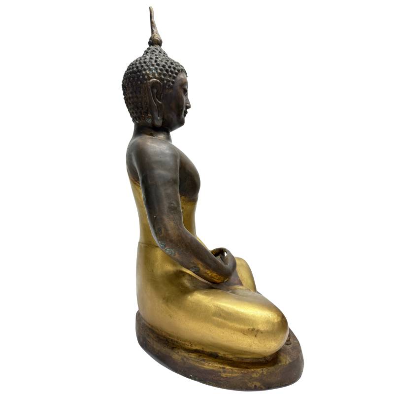 Chinese bronzen meditatie Boeddha in dhyana mudra, 20e eeuw Yongle-stijl