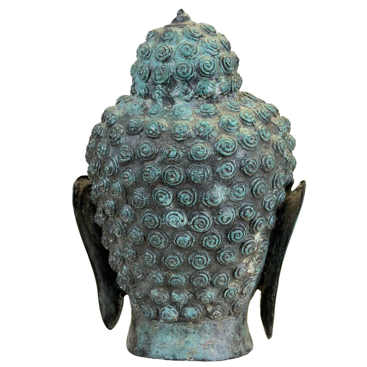 Decoratief bronzen Boeddha hoofd voor stijlvol interieur