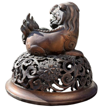 Decoratieve Chinese bronzen wierookbrander