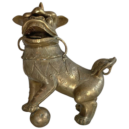 Fu Dogs brons set 40cm hoog voor Feng Shui bescherming van huis