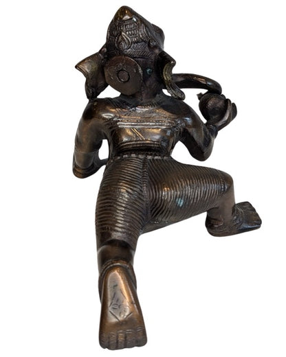 Bronzen Ganesha beeld uit Zuid Azië