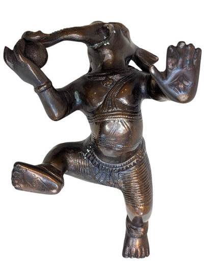 Bronzen Ganesha kunstobject uit Zuid Azië