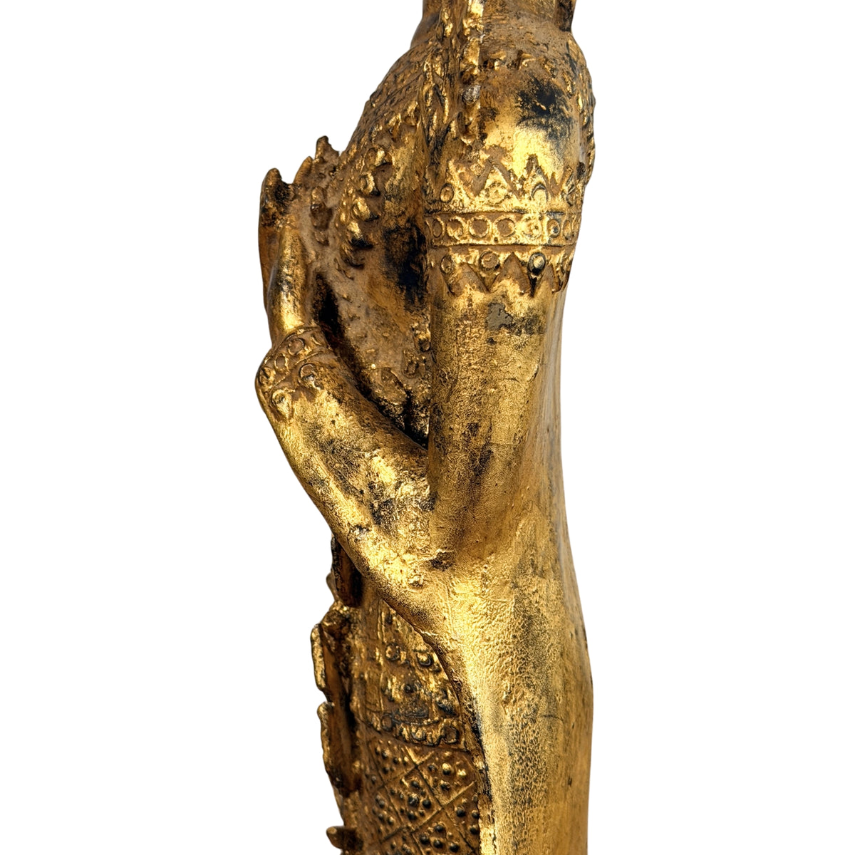 Arm en gewaad van opzij, detail