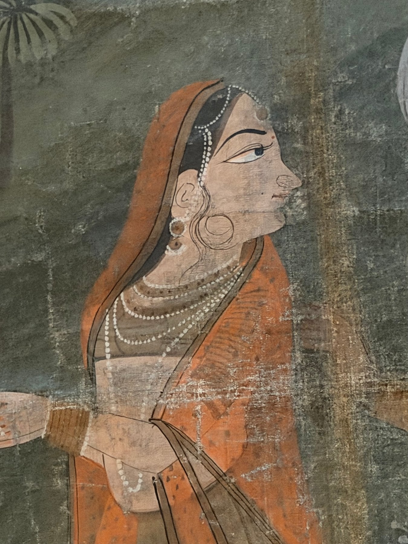 groot pichwai schilderij krishna tempel kunst india