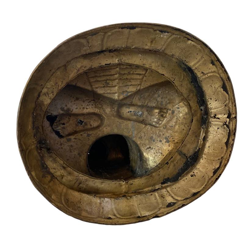 Grote Javaanse bronzen Boeddha uit de 19e eeuw