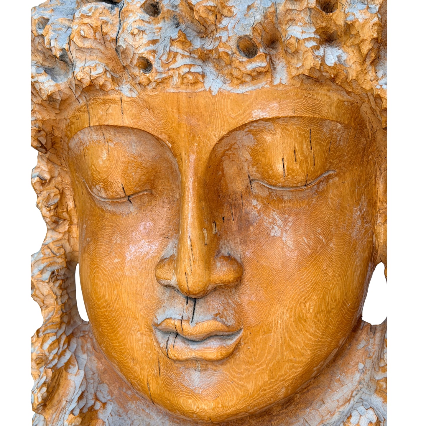 Monumentale Guanyin sculptuur voor yogastudio en meditatieruimte