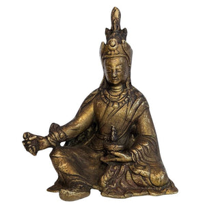 Guru Rinpoche – antiek bronzen beeld – lot 115