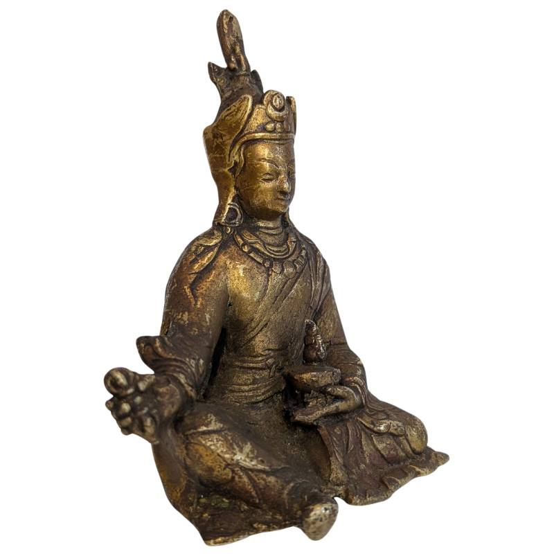 Guru Rinpoche in Tibetaans brons