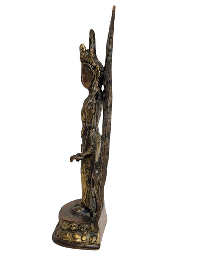 Tara beeld uit de Himalaya met natuurlijke patina