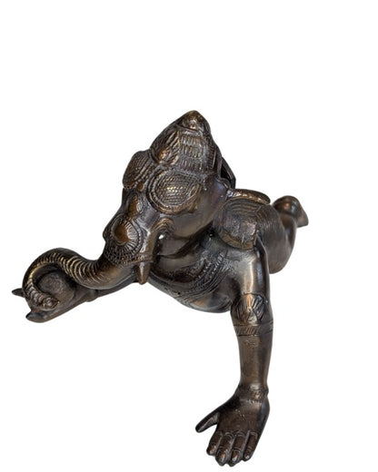 Hindoe Ganesha beeld uitgevoerd in brons