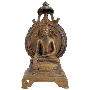 Indiase Ratnasambhava Boeddha – 19e eeuw – Pala Revival – 15 cm