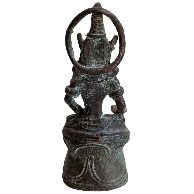 Staand bronzen Khmer beeld van Lokeshvara