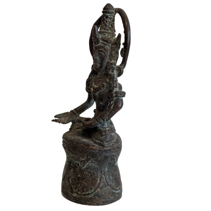 Oud Khmer reisbeeld van een boeddhistische bodhisattva