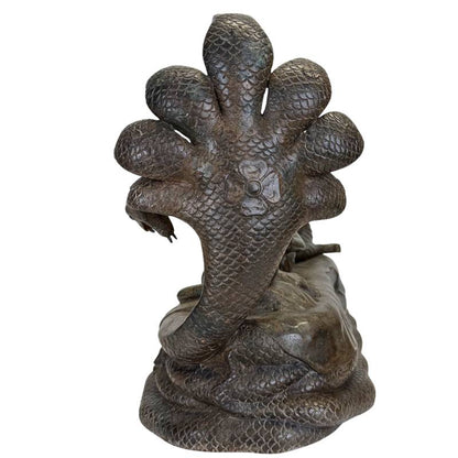 Cambodjaanse stijl messing sculptuur Vishnu en Lakshmi