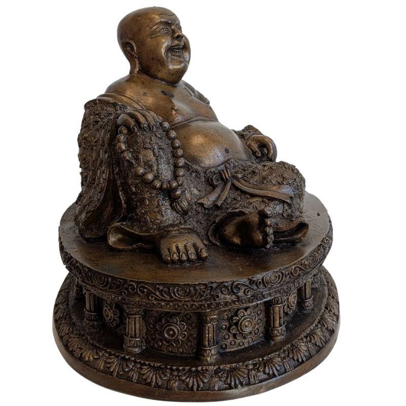 Bronzen Budai Lachende Boeddha uit China