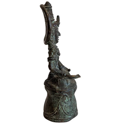 Beschermend Khmer Lokeshvara reisbeeld in brons