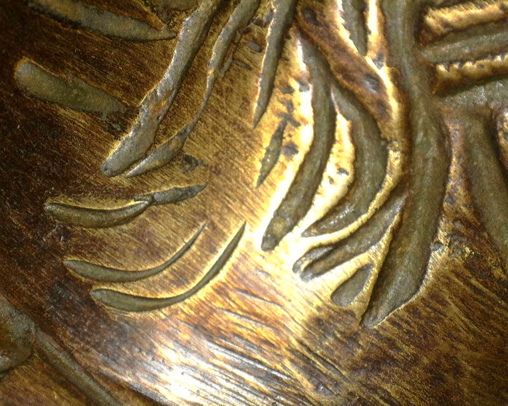Antiek Himalaya Manjushri beeld in bronzen uitvoering