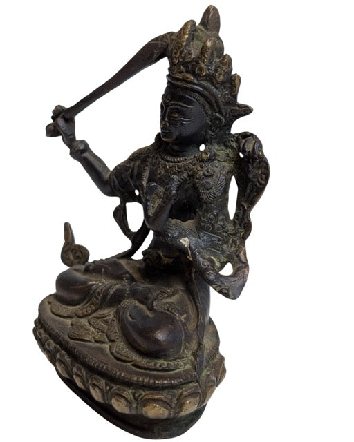 Manjushri bodhisattva van wijsheid Tibetaans beeld