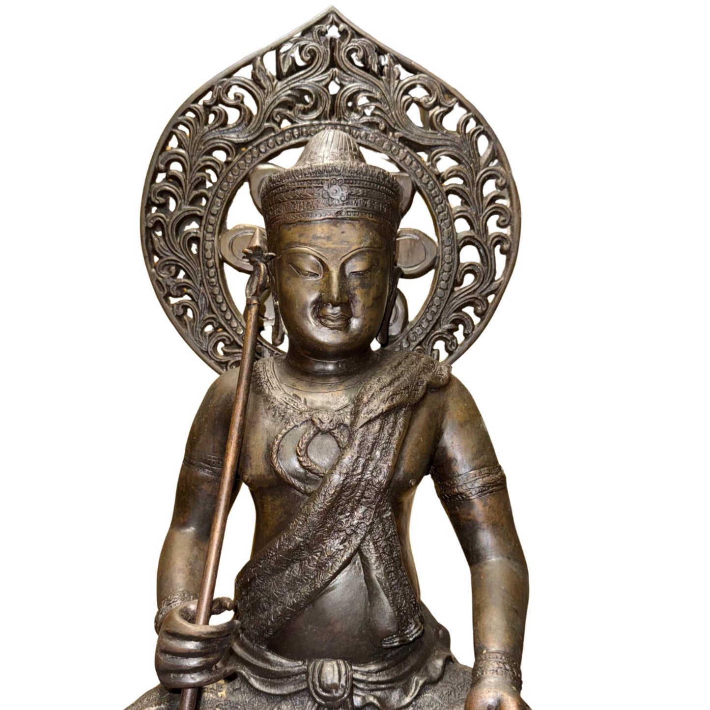 Manjushri van brons als krachtig symbool voor wijsheid, inzicht en innerlijke richting