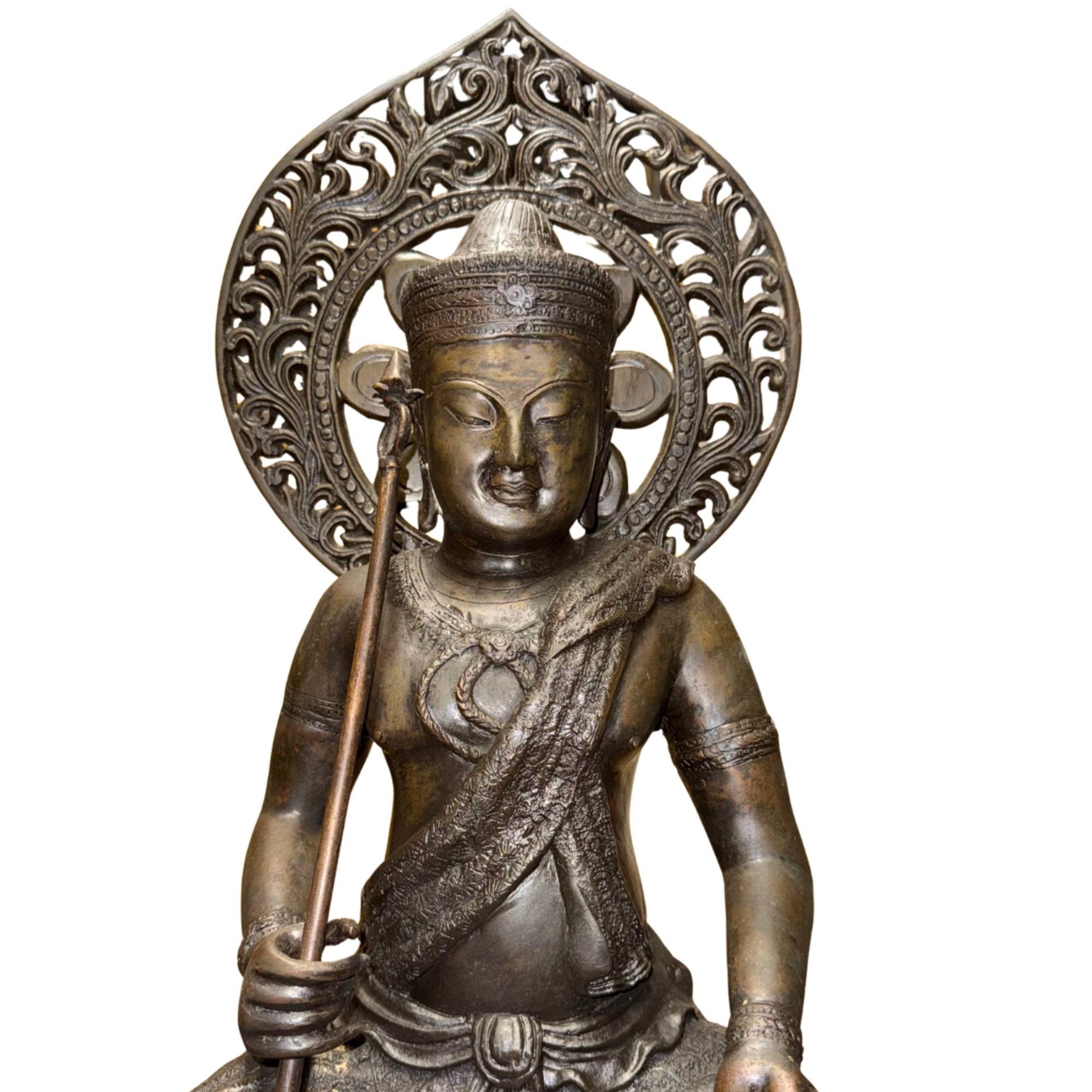 Manjushri van brons als krachtig symbool voor wijsheid, inzicht en innerlijke richting