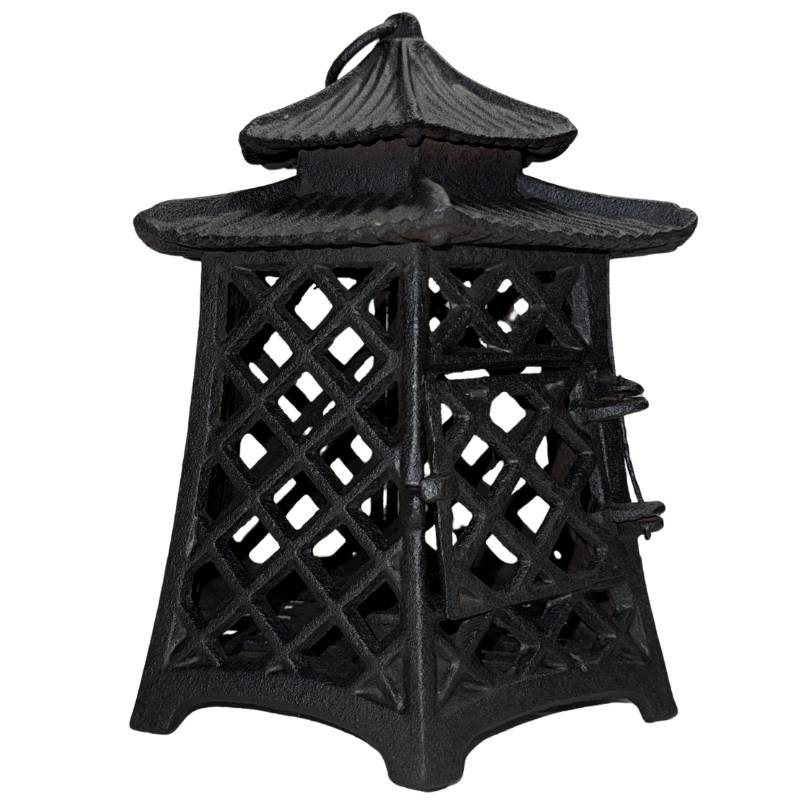 Massieve gietijzeren lantaarn van 3,8 kg uit Azië