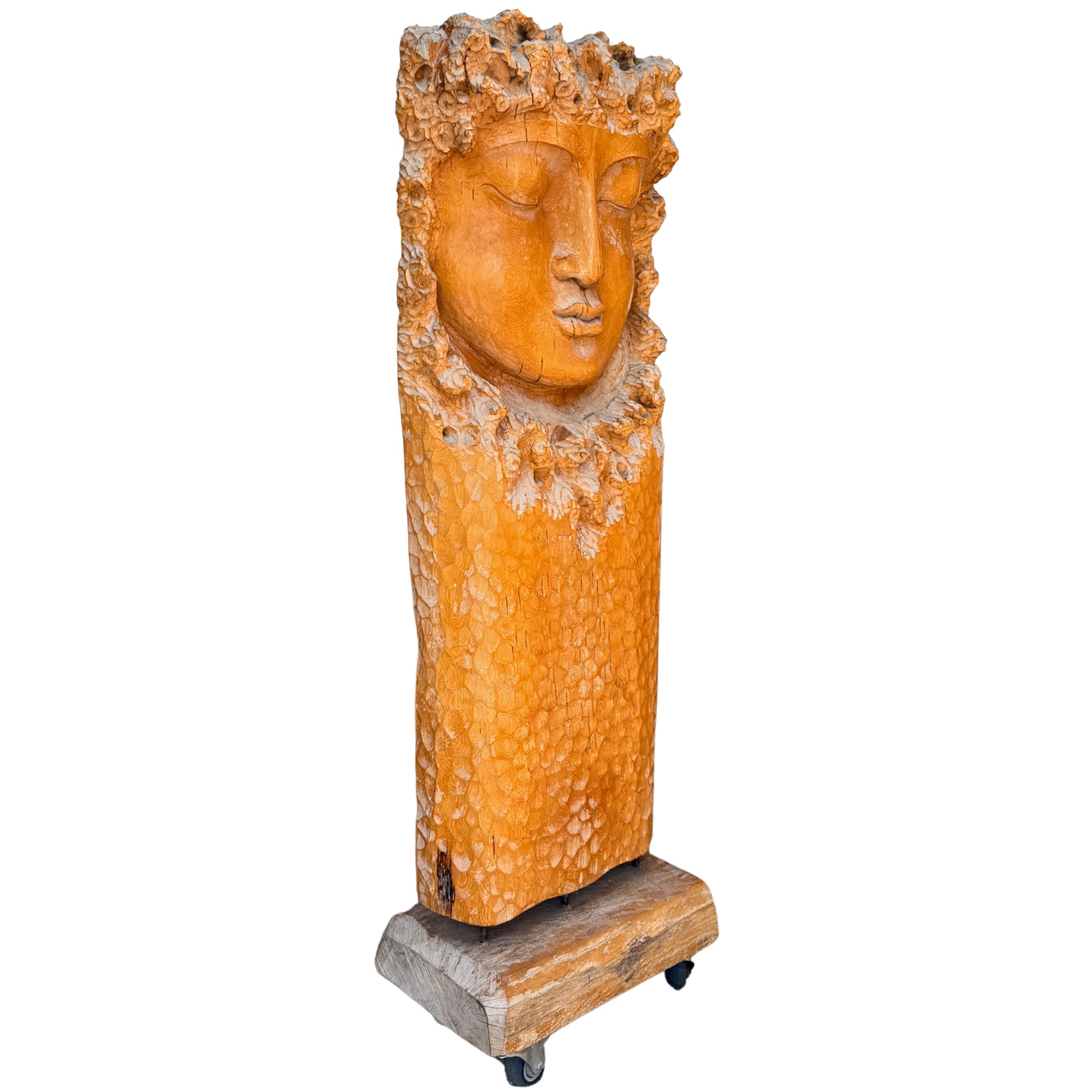 Monumentale houtkunst voor hotel lobby restaurant of ontvangstruimte