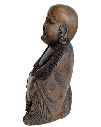 Oud Budai beeld van hout uit China
