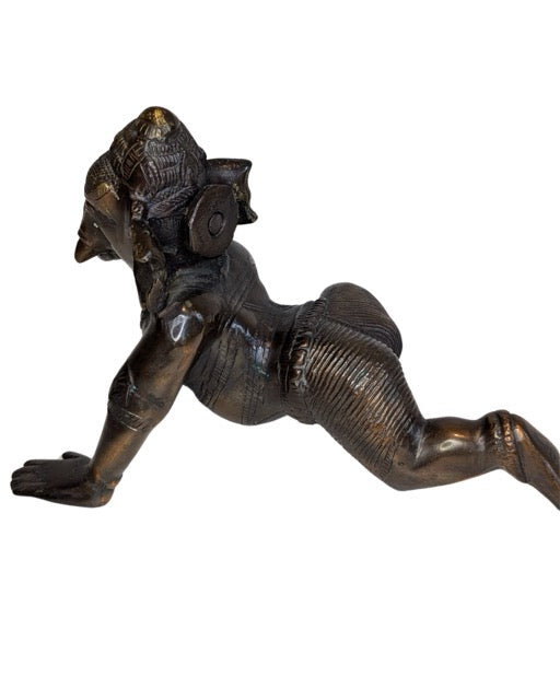Oud Hindoe Ganesha beeld van brons