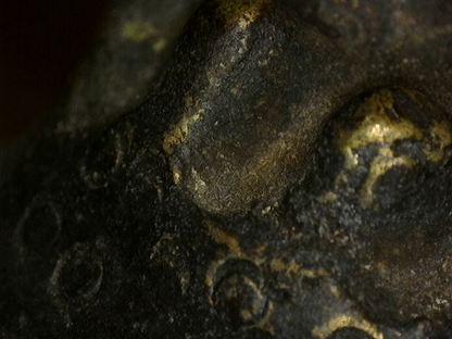 Preindustrieel bronzen Boeddhahoofd