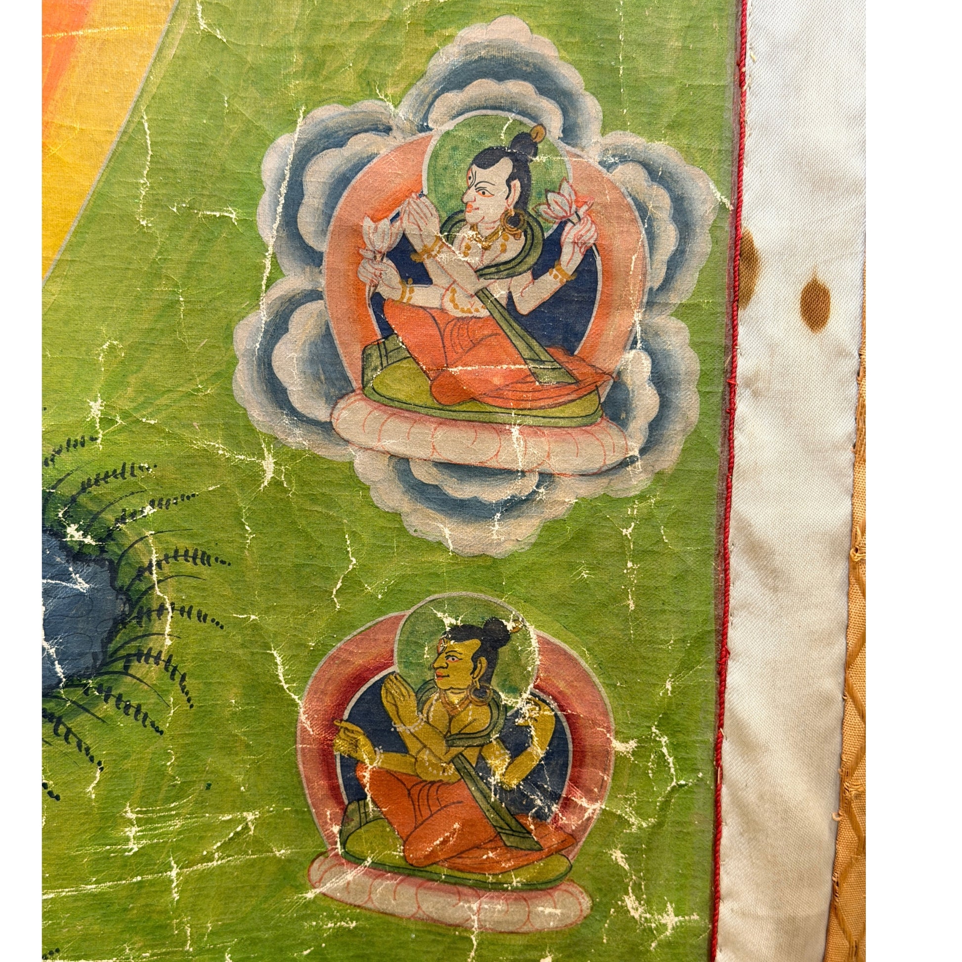 Rakta Tara in antieke boeddhistische kunst uit Nepal