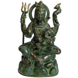Shiva met Ganesha Brons en Antiek (waardevol)