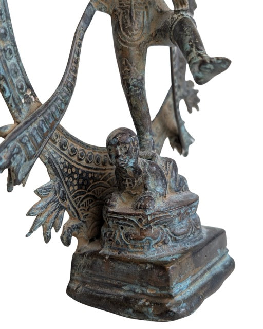 Bronzen Shiva Nataraja dansfiguur uit Indonesië