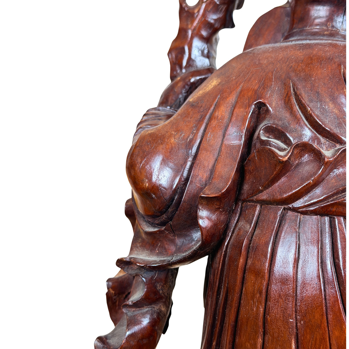 Gewaad van Shoulao aan de achterzijde, detail