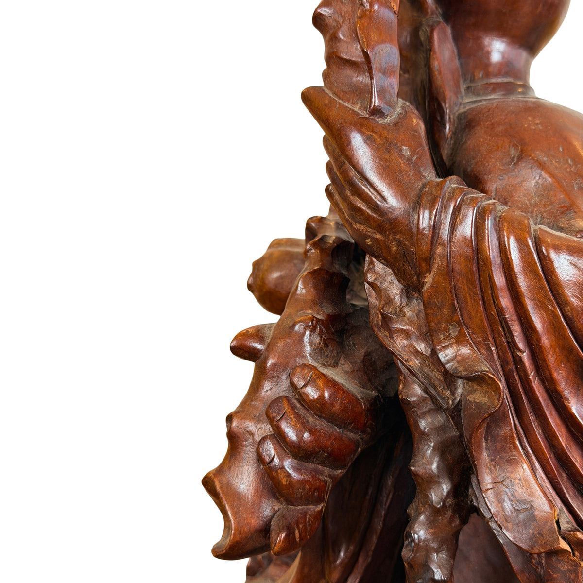Gewaad aan de zijkant, detail