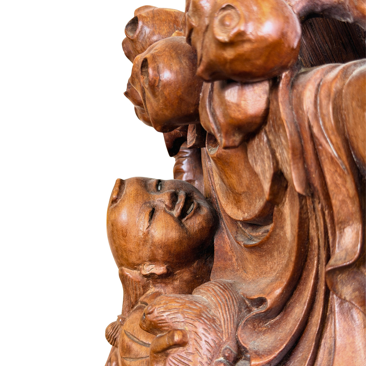 Perziken en kleine figuurtjes, detail