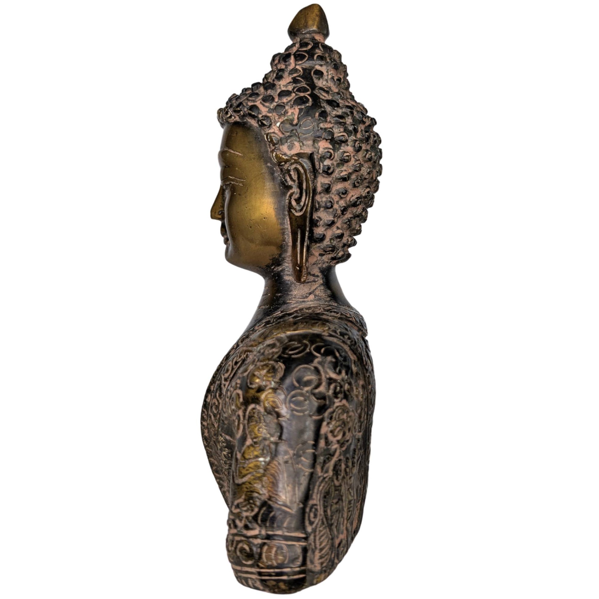 Totaaloverzicht van het 1,2 kg zware bronzen beeld geschikt voor verzamelaars en interieur.
